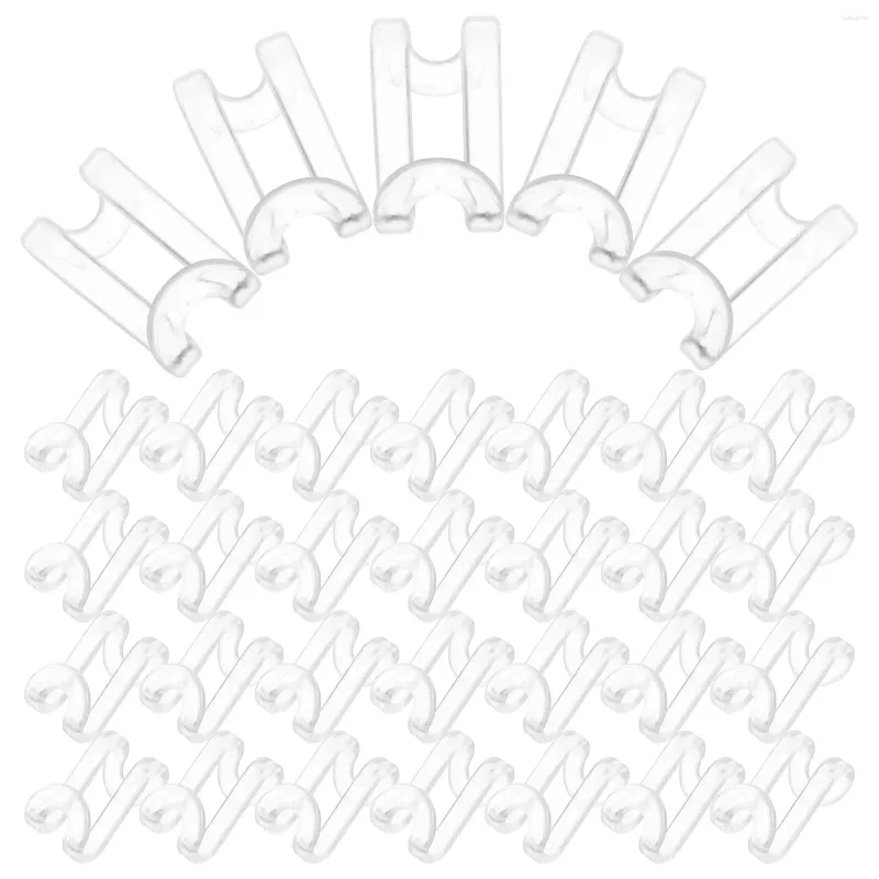 Haken 60 stuks kleerhanger stapelhaak jasconnector voor garderobekasthangers ruimtebesparende verbinding