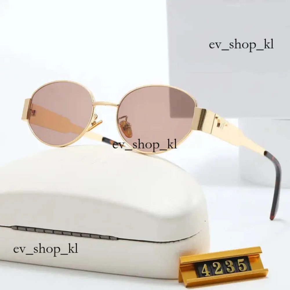 Céliène Sac Sunglasses Designer pour femmes pour hommes Mens UV Protection Fashion Sunglass Letter