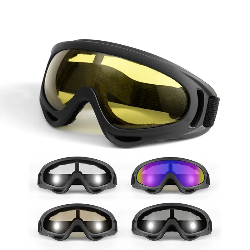 X400 WITRPOOF Sandroof Gogle dla mężczyzn i kobiet jadących na nartach mistoodporne szyby dla dzieci taktyczne okulary ochronne CS