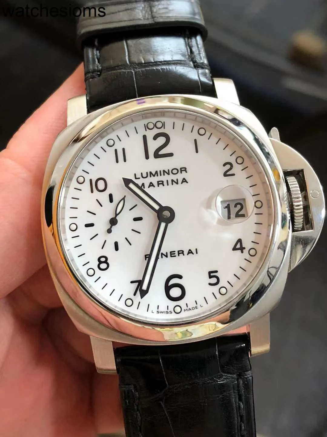 デザイナーのパンラス豪華な腕時計を見るhailu mino pam 00049自動機械式メンズ40mmフルステンレス防水高品質
