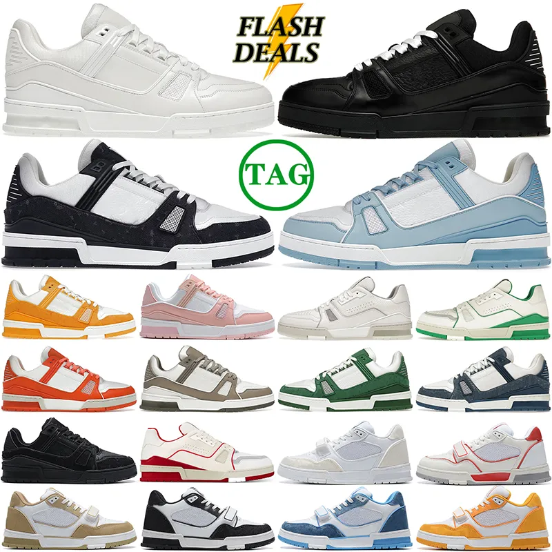 Hommes Femmes Chaussures Designer Baskets Baskets Bas Noir Blanc Bébé Bleu Marine Orange Vert Tour Jaune Rose Marron Hommes Tendance Tennis Jogging En Plein Air Marche