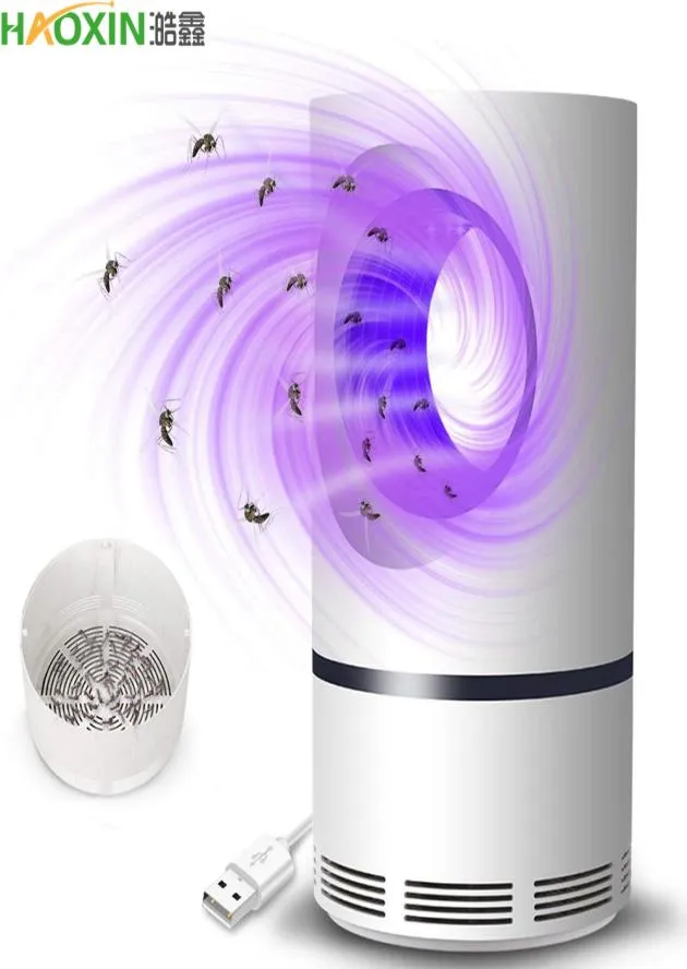 HaoXin Низковольтный УФ-свет USB-лампа от комаров Электрическая ловушка для комаров против комаров Репеллент от насекомых Zapper Killer Night Li3243424