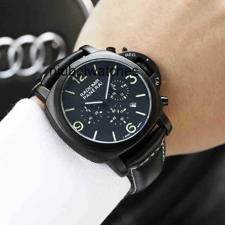 Classic Watch Designer High Quality Watches Leather Waterproof Chronograph Business Yfql