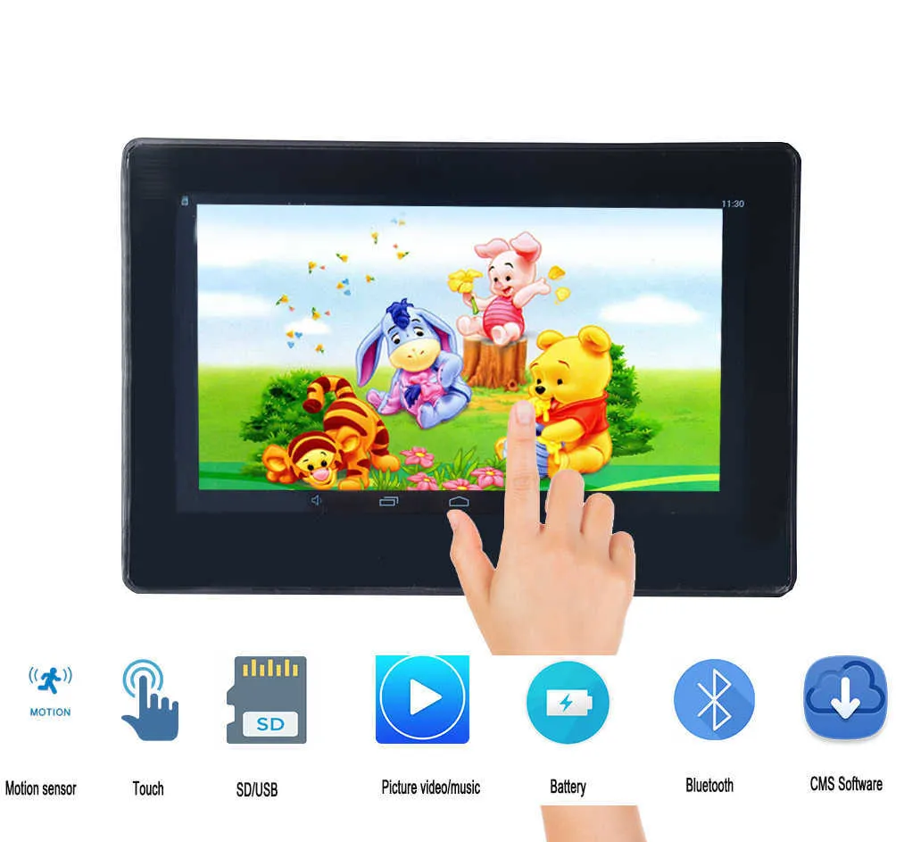 DHgate.com:7 Inch Android Digital Photo Frame with Touch Screen, Loop ...