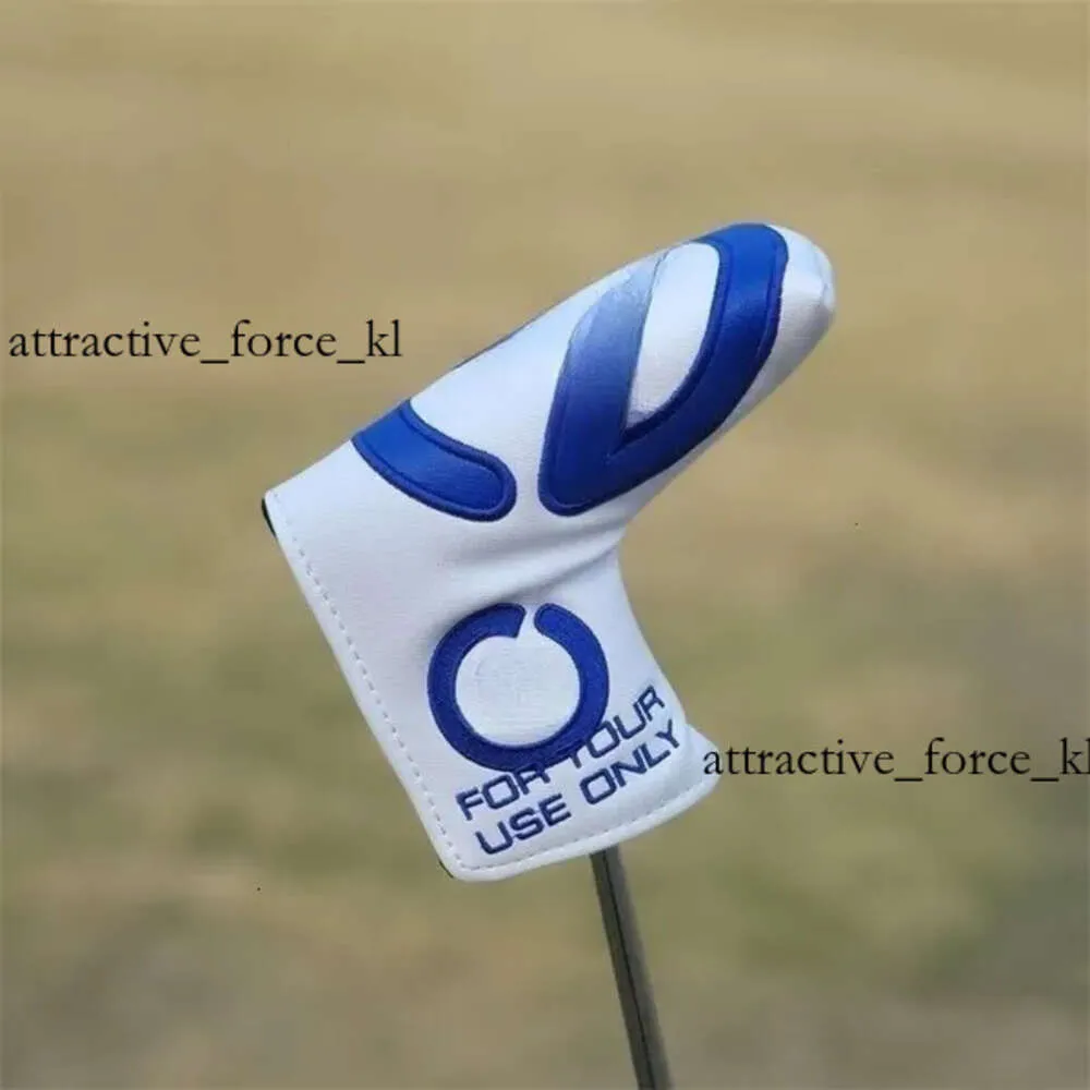 Autres produits de golf Golf Putter Cover Golf Club Head Covers pour Putter PU Lame en cuir Putter Headcover avec magnétique ou Velco 602