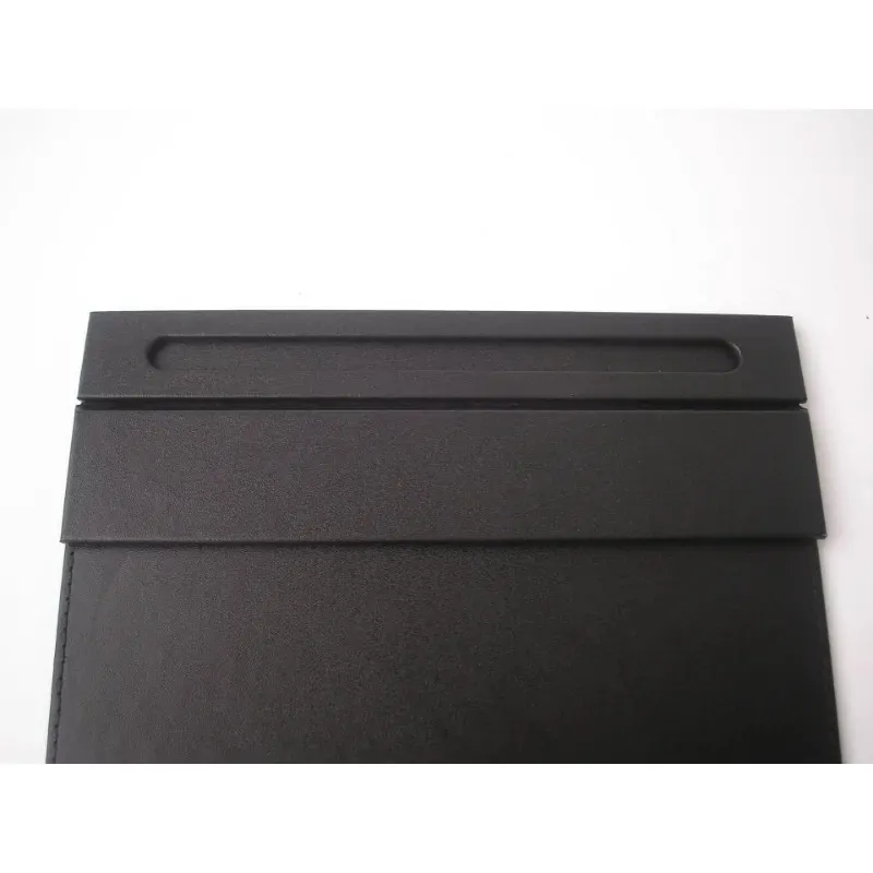 磁気クリップボードファイルフォルダーA4オフィス用品用のクリップタブレット付き紙のクリップボードレザーブラックポートフォリオパッドメッセージ