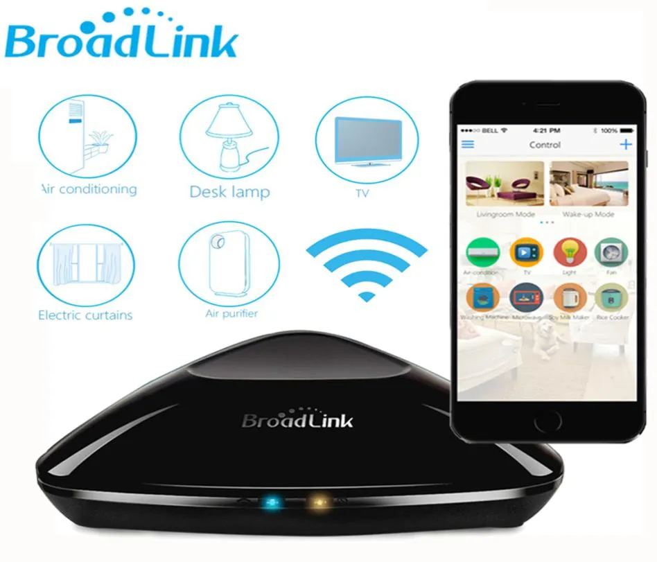 Contrôleur intelligent universel Broadlink RM Pro RM2 d'origine maison intelligente domotique automatisation commutateur à distance WIFIIRRF VIA IOS Android9341734