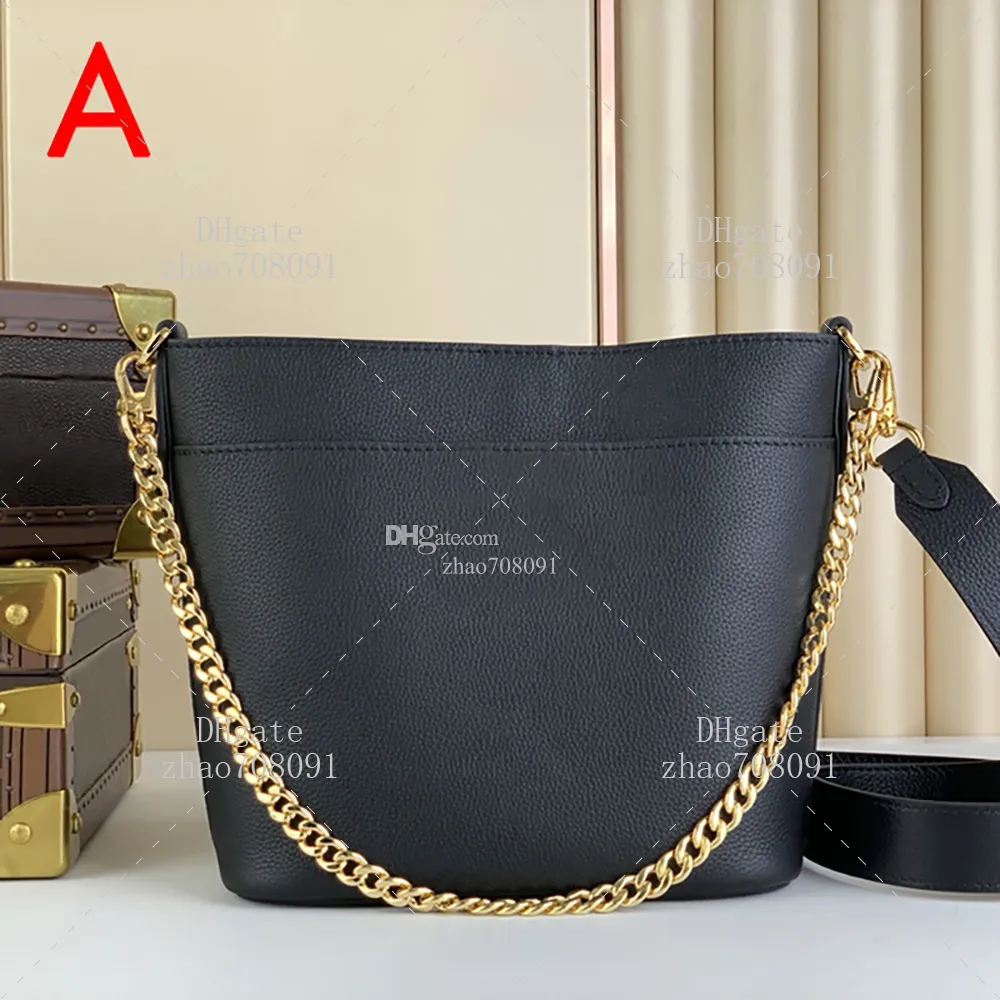 10A Hochwertige Eimertasche Designertasche 20,5 cm echtes Leder Umhängetasche Damenhandtasche mit Box L270