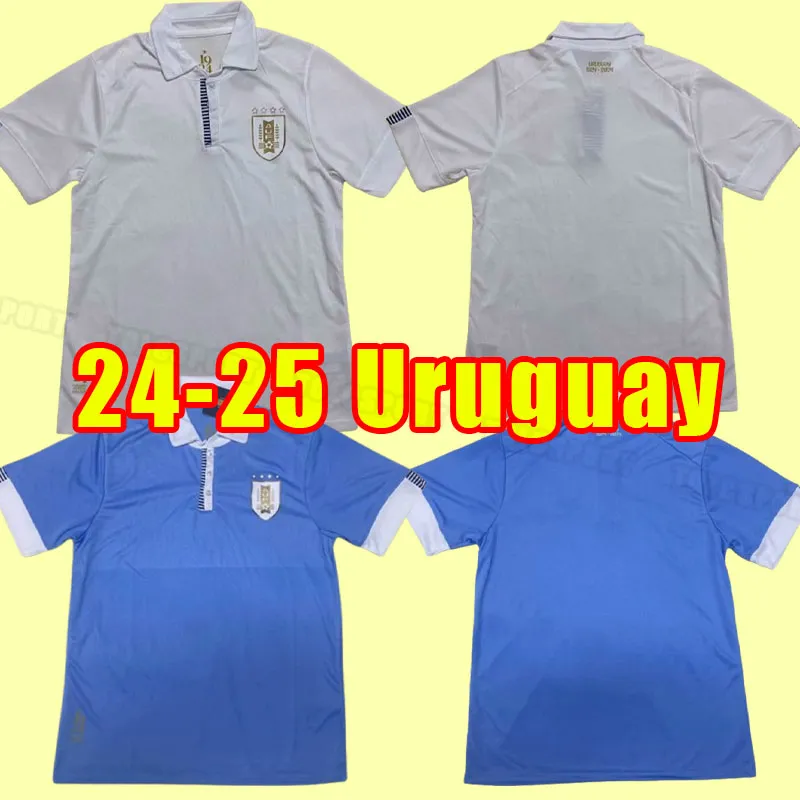 Uruguay soccer jersey 2024 2025 Suarez De Arrascaeta 24 25 R Araujo home away Bentancur E.Cavani D.Godin D.NUnez M Gomez Gimenez football shirt uniforms kit sets