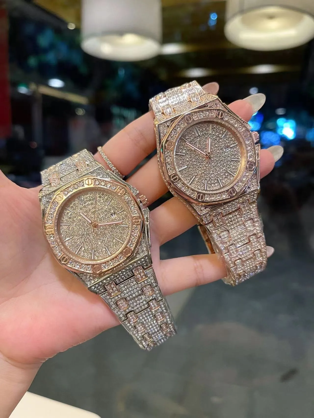 1 1 Moissanite Watch Luxury Diamond Watch Mens Watch Designer 7 738 DHgate