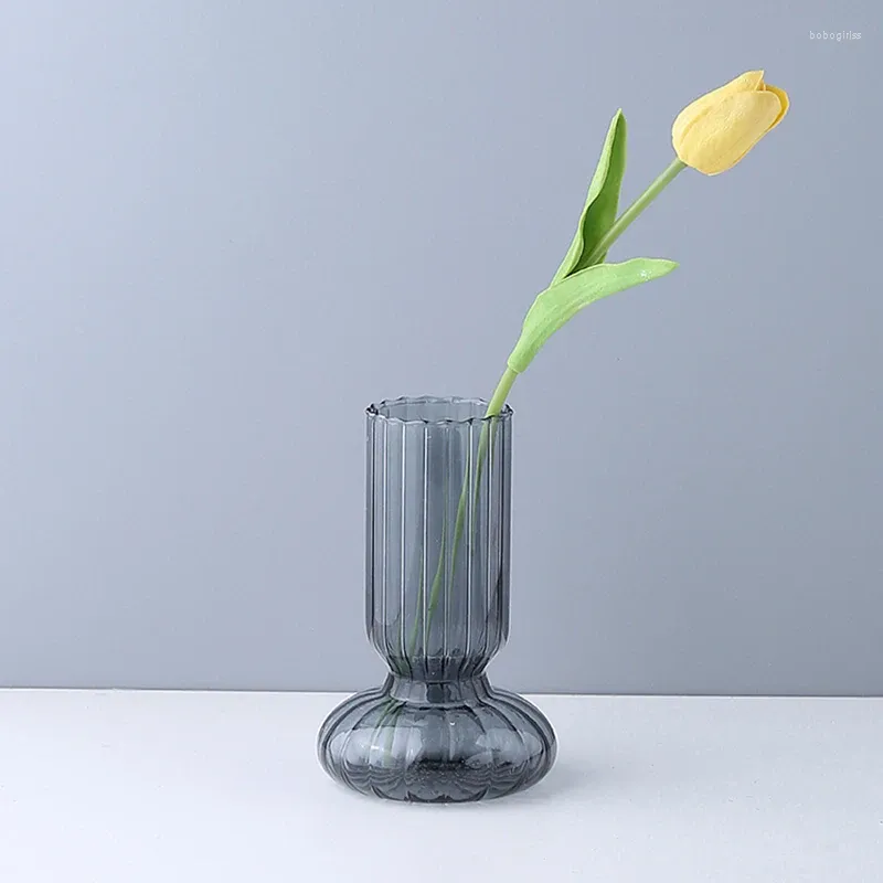 Vasi Vaso di fiori per la decorazione della tavola Soggiorno Fioriera decorativa da tavolo Terrario Contenitori in vetro Desktop