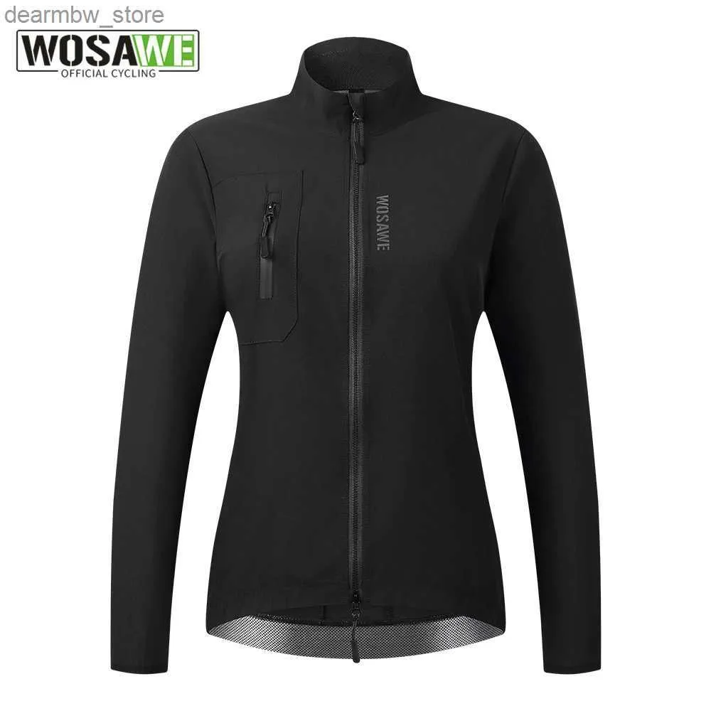 Cykeljackor Wosawe Cycling Jacket Kvinnor Windbreaker Vest ärmlösa jackor Mountain Bike MTB Klädcykeljacka Windproof Ciclismo24329