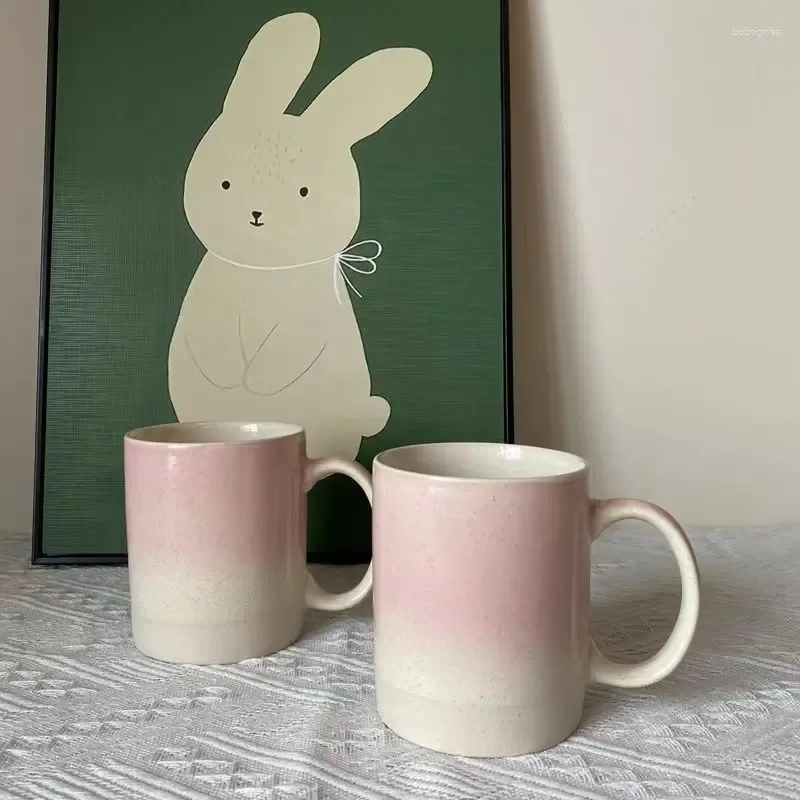 Kubki Koreańskie proste miłośnicy INS Ceramiczny kubek kawy Puchar Kawy Kreatywne mleko wodne