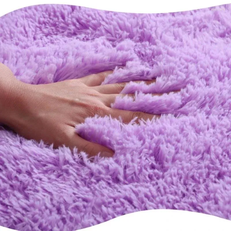 Tapis de bain tapis doux toilette douche 3 pièces/ensemble anti-dérapant tapis en peluche tapis antidérapant résistant à l'usure salle de bain housse de coussin