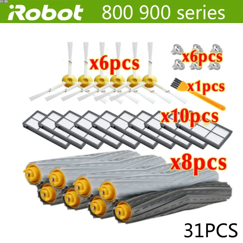 Draaigereedschap per Irobot Roomba 800 860 866 870 871 880 885 886 890 900 960 966 980 Robot Aspirapolvere Spazzole e Filtri Parti