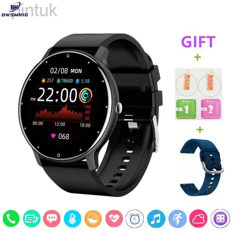 Relógios de pulso Nova Chamada Bluetooth Relógio Inteligente Homens Fitness Tracker Heart Rate Monitoramento de Sono Esporte Impermeável Smartwatch Mulheres para Android iOS 24329