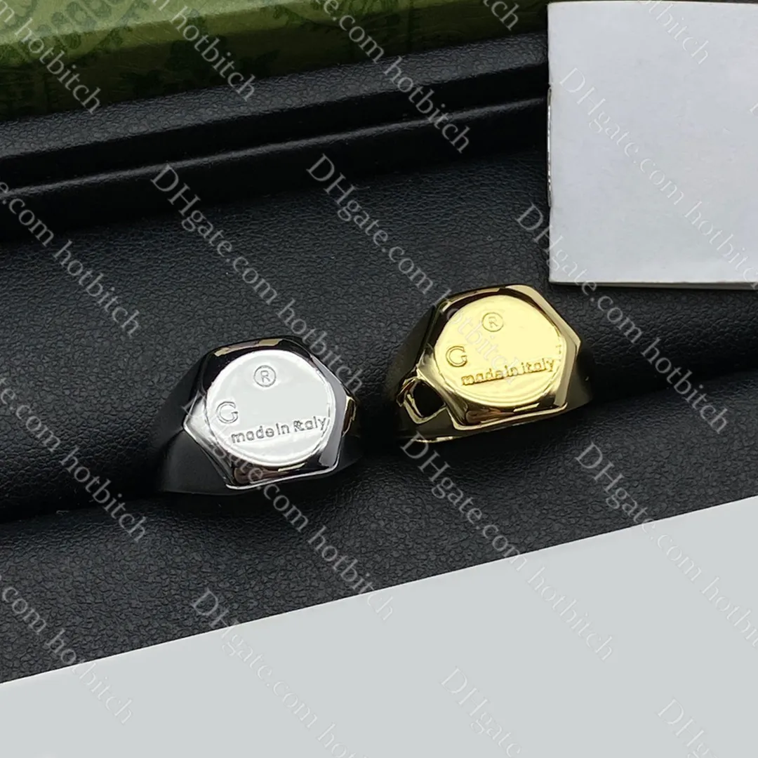 Anelli di design di alta qualità per donna Coppia anello aperto Lettera classica Anello di gioielli in oro Amanti Regalo di anniversario di compleanno con scatola