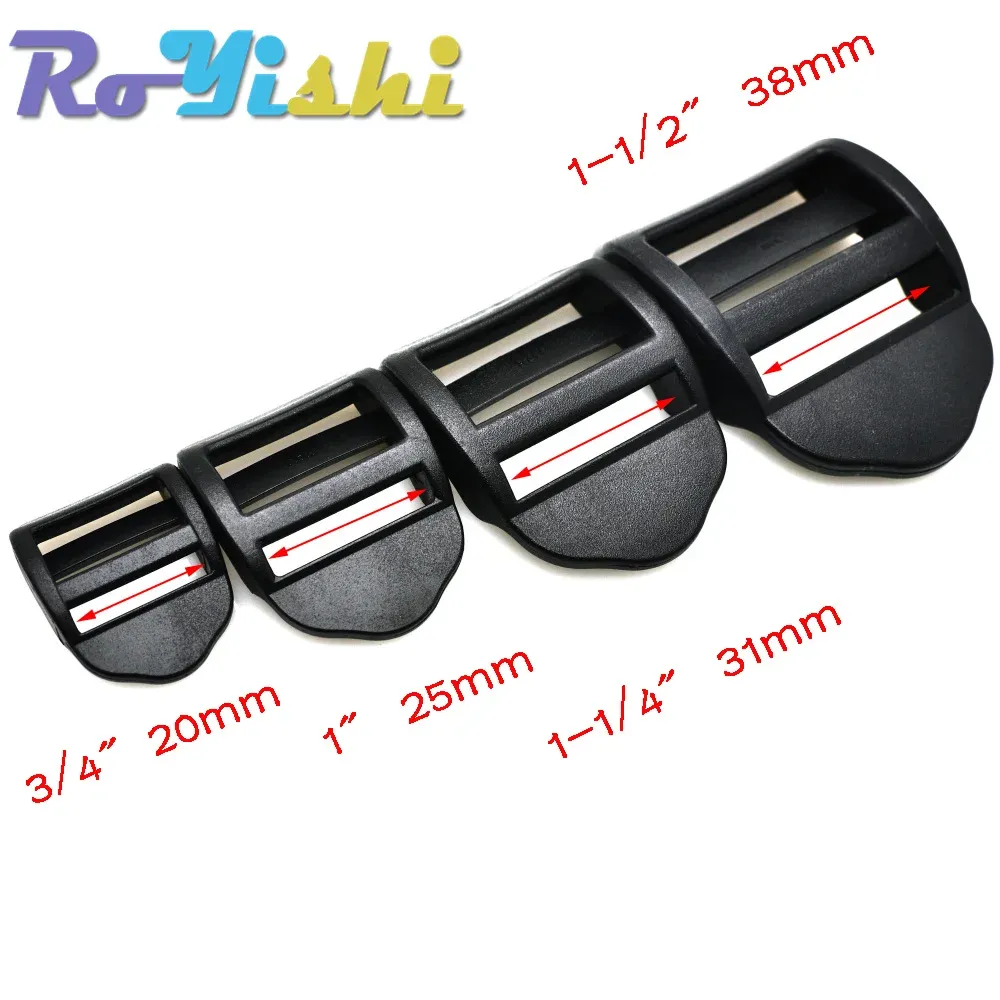 Fastener Depot 1.5" (38mm) Side Release Buckle For Webbing | Matte Black | Polyacetal Plastic