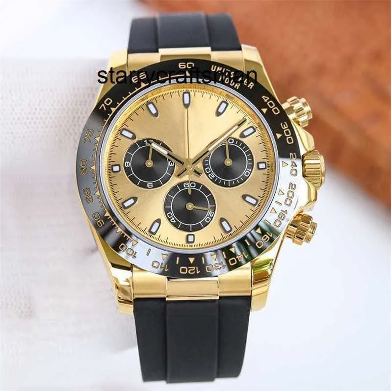 Luxury Watch RLX Clean Automatic Mechanical 7750 Movement Watch Sapphire Designer For 40mm Montre De Luxe Fashion Men Wristwatch Waterproof Classic Business