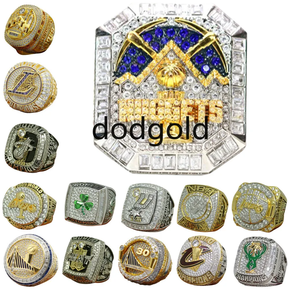 Projektant World Basketball Championship Pierścień luksus 14K Gold 2023 Nuggets Jokic Champions Pierścienie dla mężczyzn Kobiet Diamond Star Jewelry