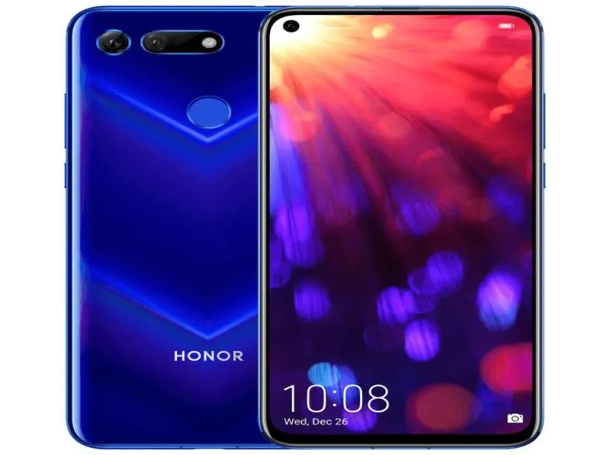 Oryginalny Huawei Honor V20 4G LTE Telefon komórkowy 8 GB RAM 128GB 256 GB ROM KIRIN 980 OCTA ROROWY ANDROID 64QUOT Pełny ekran 48MP AI NFC 4683315