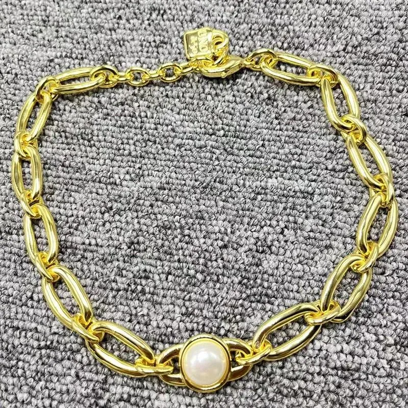 Chaînes 2024 Unode50 Exquise Mode Galvanoplastie 925 14K À La Mode Simple Collier De Perles Bijoux Cadeaux