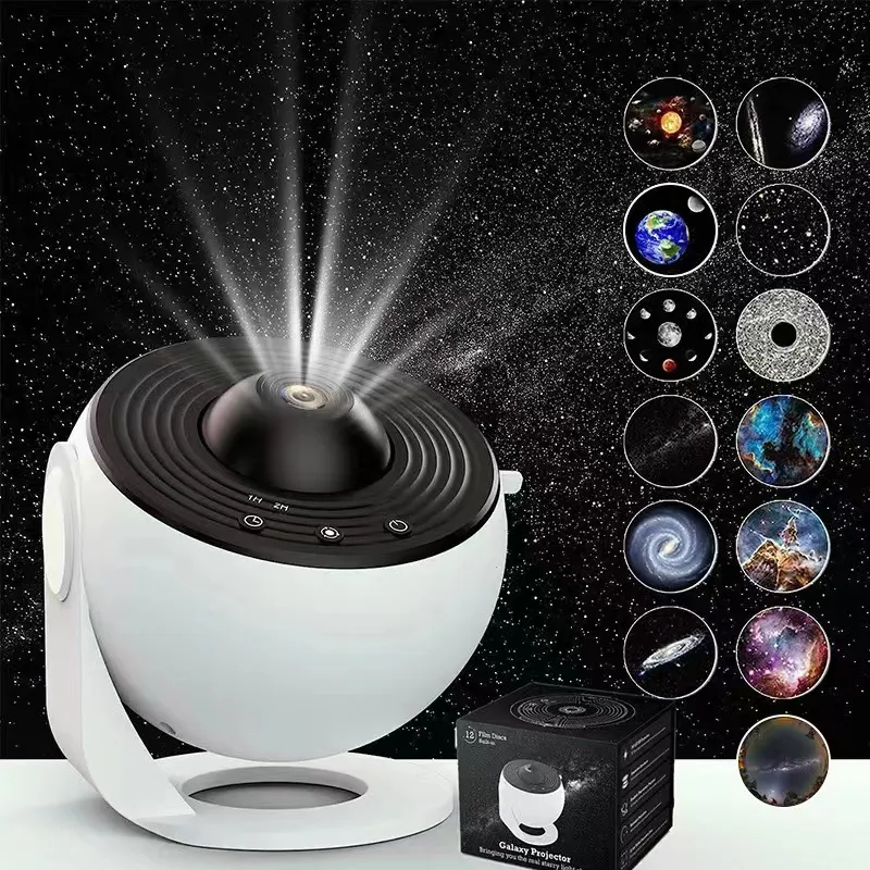 13 I 1 Starry Planetarium Projector Galaxy Projector Star Projector 13 Sheets of Film Meet Fantasy of Starry Sky Extreme Romantic for Sovrum