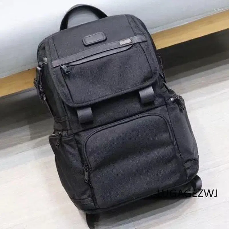 Sac à dos pour ordinateur portable en nylon balistique pour hommes avec conception à compartiments multiples