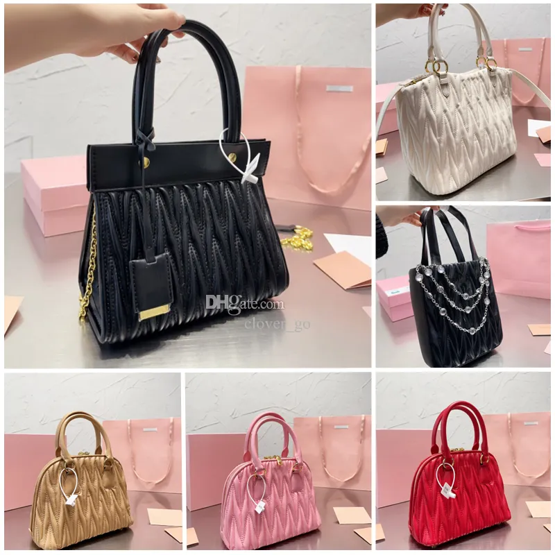 10A Women tote bags Designer shoulder bags Leather Crossbody bag Fashion Luxurys handbag Clutch Bags Black White Pink Blue Bags for women