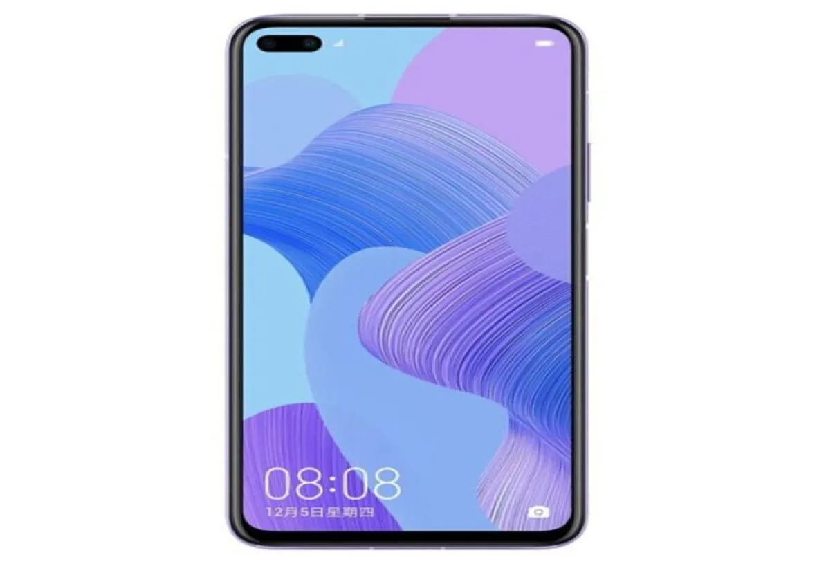 Téléphone portable d'origine Huawei Nova 6 4G LTE 8 Go de RAM 128 Go de ROM Kirin 990 Octa Core Android 657quot Plein écran 400MP AI NFC 4100mA9443816