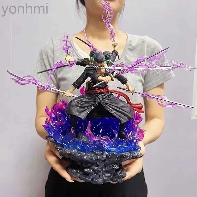 アニメワンピースRORONOA ZOROアクションフィギュア：マルチ