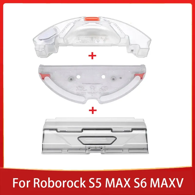 Messen för Roborock S5 Max S6 Maxv S6 Pure T7 Robot Sacuum Cleaner Accessories Water Tank Dust Box Mop Rack Mop Tyg ersättningsdelar