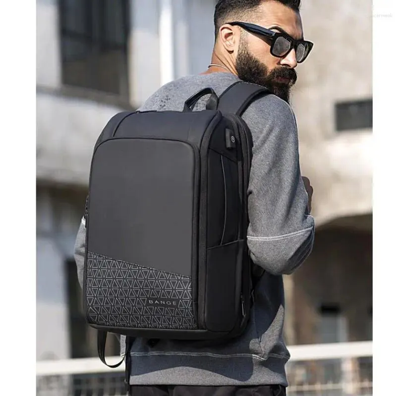 Rucksack KAKA 15,6 Zoll Herren Business Umhängetasche Rucksack Laptop 50L Große Kapazität Oxford Wasserdicht Reisen