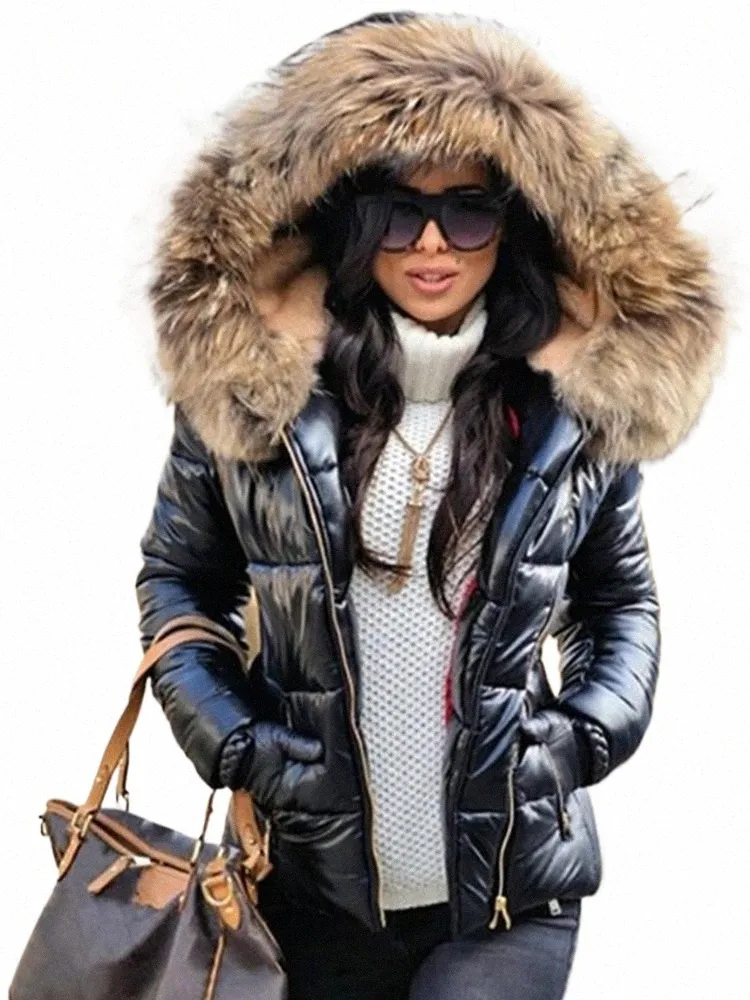 Herbst Winter Frauen Cott Polsterung Daunenjacke Dicke Warme Kurze Parkas Frauen Koreanische Fi Gepolsterte Mäntel c8WI #