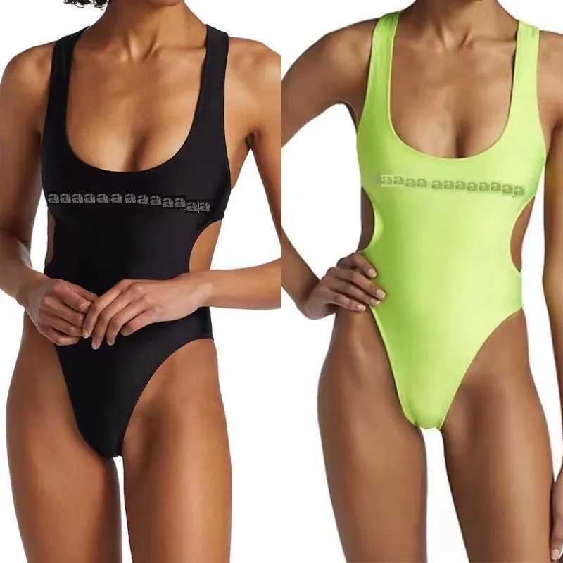Dekoreston ozdobiono stroju kąpielowego seksowna talia wycięcie bikini projektant kantar