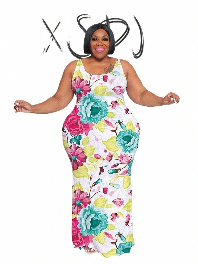 DHgate Womens Summer Casual Chic and Elegant Tank Top Maxi Dress Plus Size Wholesale Dropship i9iX Apparel