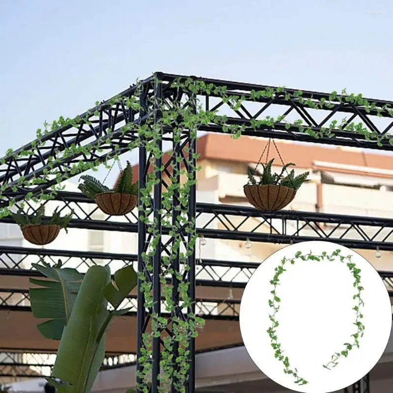 Fiori decorativi Decorazioni per viti senza manutenzione Viti artificiali Ghirlande verdi realistiche per il giardino di nozze domestico