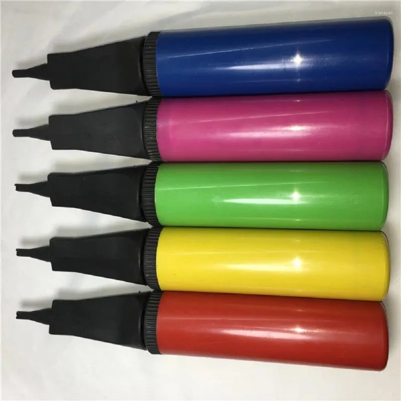 Party Decoration Small Scale High Quality Balloon Pump Hand Propelled Inflator Portable Plastic Handheld Accessories