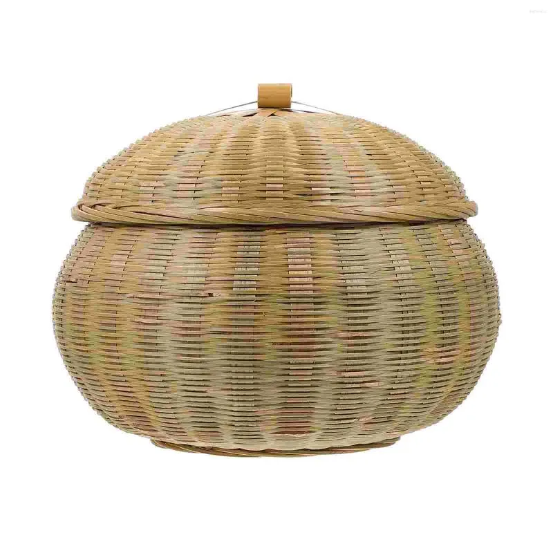 Dinnerware Sets Egg Storage Basket Home Holder Decorative Baskets Bamboo Round Wooden Trays