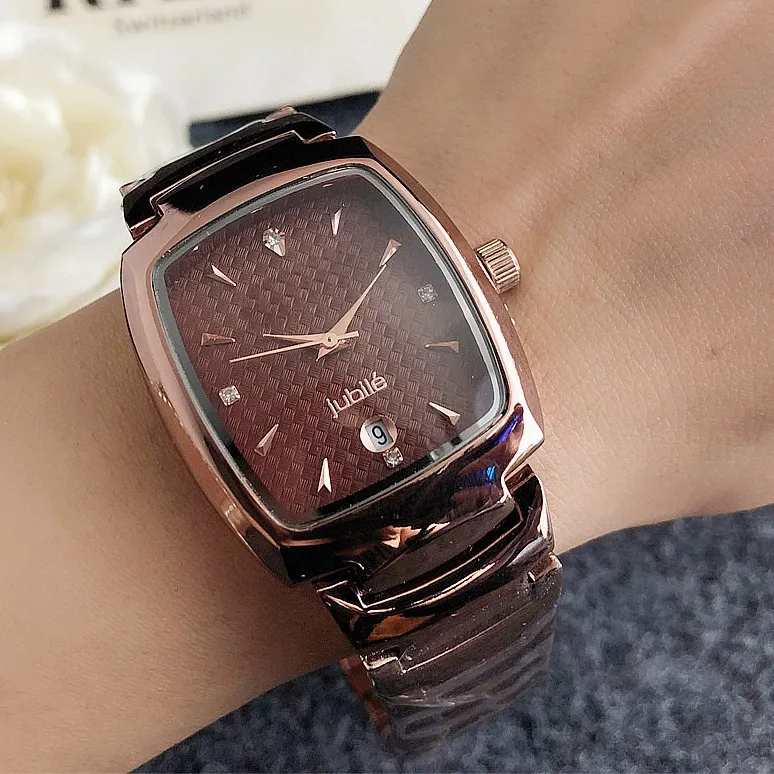 Rad 2024 Fashion Brand Wrist Watch for Women Stones Luxury Lady Girl Style Steel Metal Band Quartz Watches Free Frakt