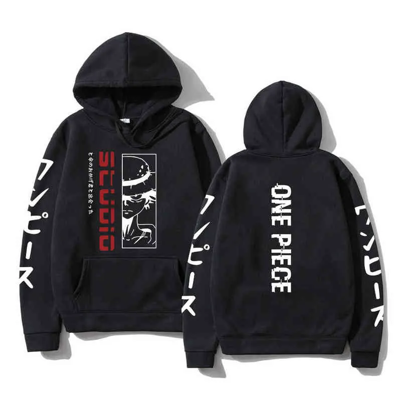 Save Big on Bulk One Piece Hoodie Men Luffy One Piece Anime Hoodie Men's  Pullover Sweatshirt With Crewneck, Fashionable Haruku Tops For 2024 Best  - Main Image