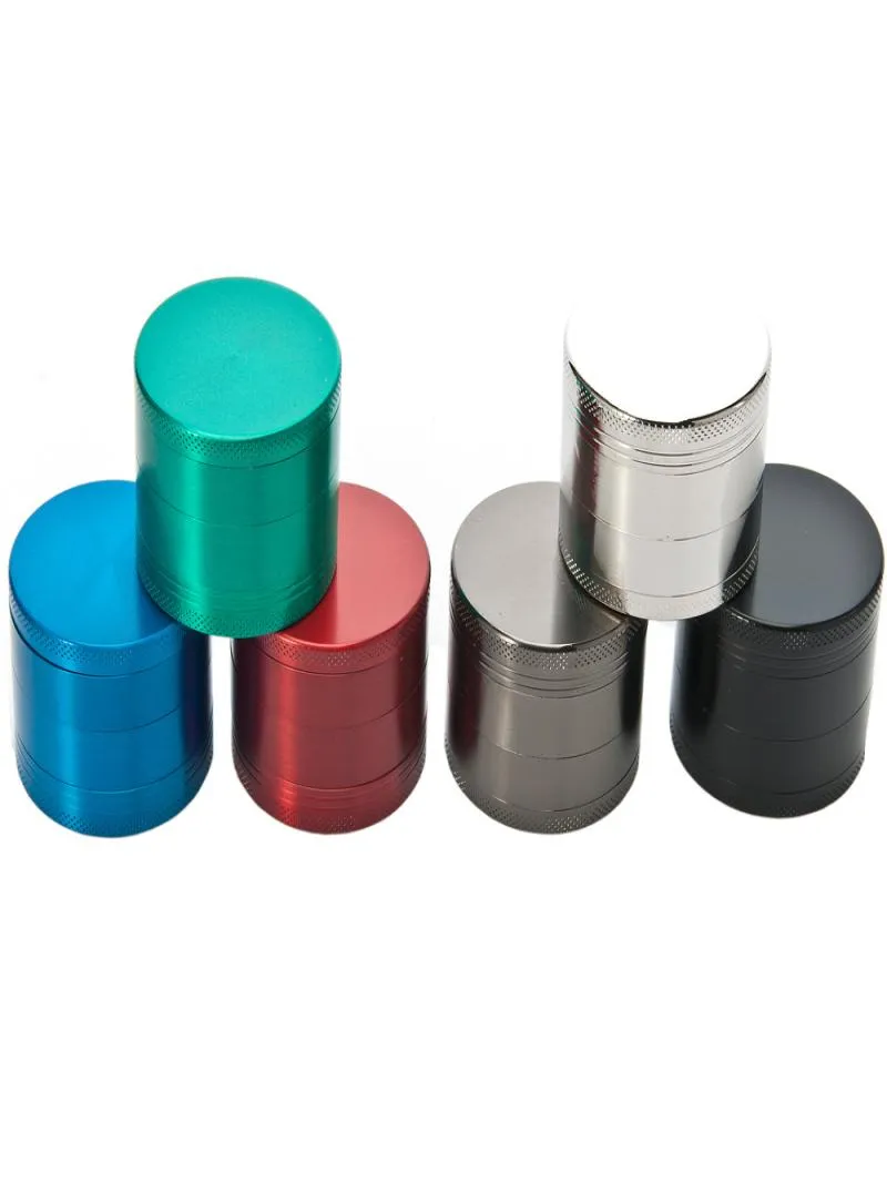 Multi Size Herb Grinder Accessori per fumatori di tabacco In lega di zinco 4 parti Frantoio 40505563mm Macinapepe e spezie per erbe1216564