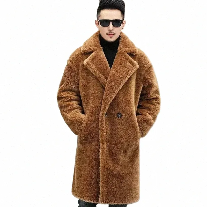 Pelliccia Parka caldo degli uomini Lg giacca Nuovo 2023 uomini giacca invernale neve usura cappotto invernale abbigliamento uomo addensare caldo pile giacche B12z #