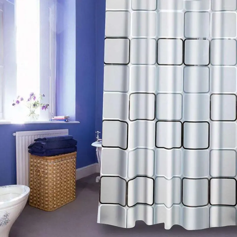 Shower Curtains Waterproof Curtain Mildew Proof Durable Bathroom Screens With Hook Modern Printed Bathtub Accessories