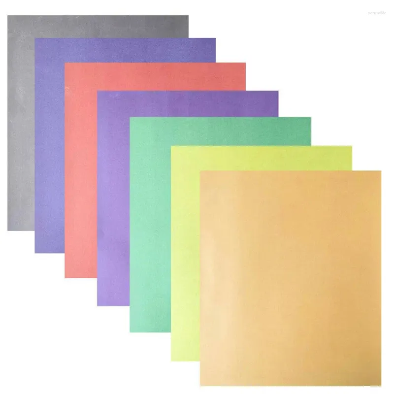 Infusible Transfer-Tintenblätter, 7 Stück, 25,4 x 30,5 cm, einfarbig, Sublimationspapier für Cricut, Tassenpresse, DIY, T-Shirts, Tragetaschen, Fensteraufkleber