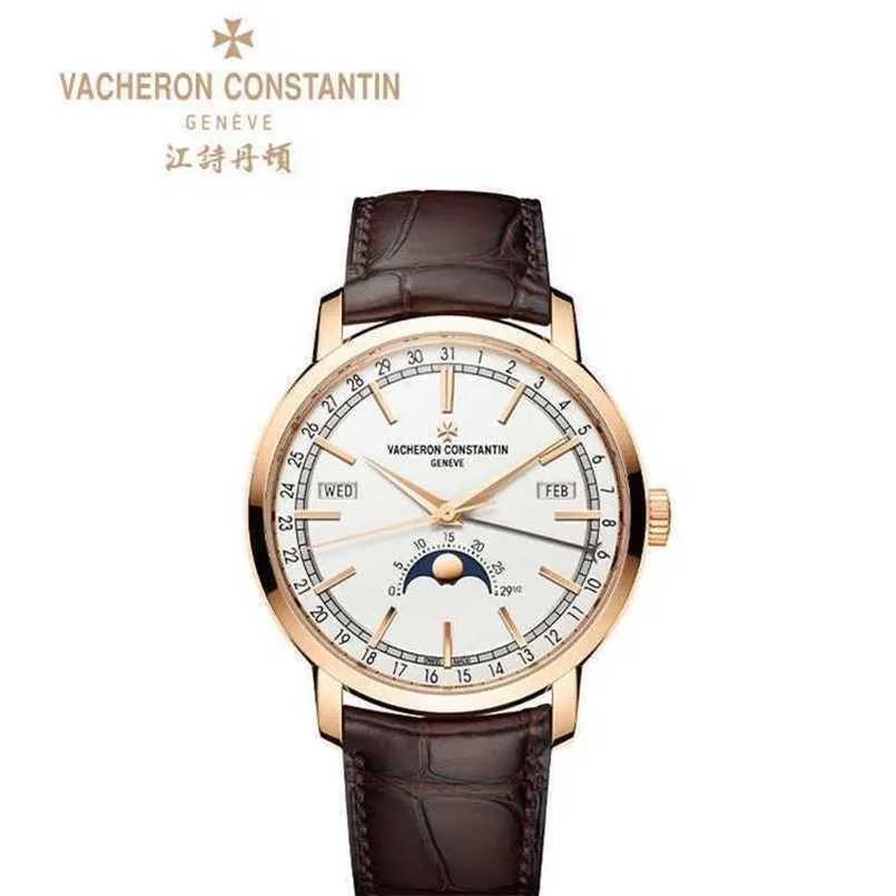 ZF Factory vacherinsconstantinns Overseas Swiss Watch Men Legacy Collection Calendar MaleRWC8