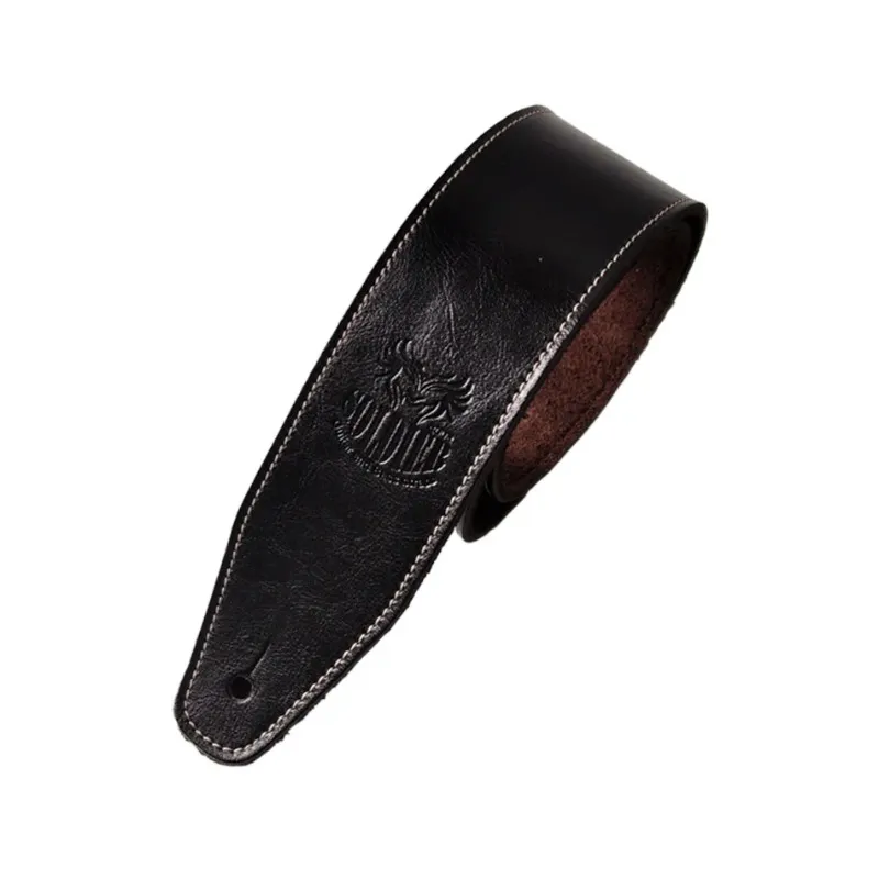 2019 véritable cuir de vache peau de vache doux Durable sangle de guitare acoustique électrique sangle de guitare basse sangle réglable ceinture de guitare