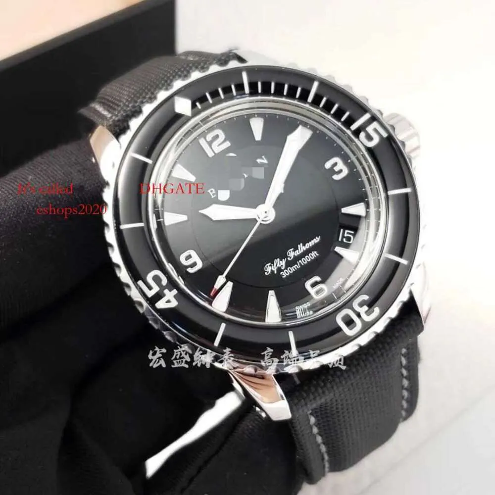 Reloj de titanio de cerámica reloj Baopo completamente automático ETA2836 reloj mecánico resplandor buceo impermeable reloj deportivo de ocio para hombres