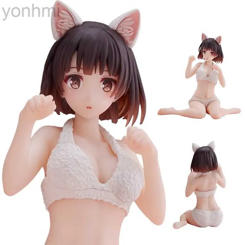 アニメマンガ10cmアニメカトメグミ猫の耳像saekano退屈なガールフレンドパジャマアニメフィギュアアクションフィギュアモデルおもちゃ24329を育てる方法