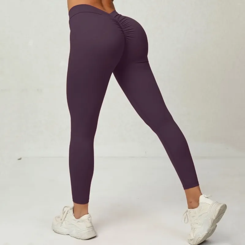Pantalon actif Leggings de gymnastique femmes Push Up collants de sport femme Sexy Scrunch femmes taille haute Yoga Legging Levanta Bumbum 2024 XS